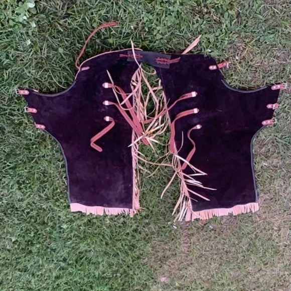 Bull Riding Rodeo Cowboy Chaps - Picture 3 of 3